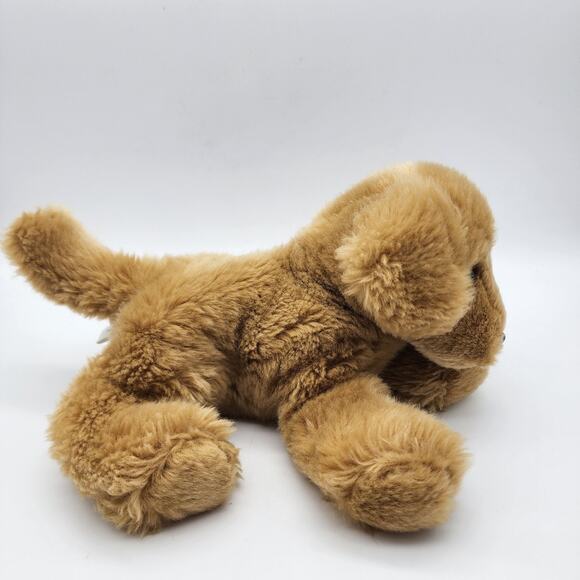 SKM Lab Golden Retriever Puppy Dog Plush 10" Brown Floppy Stuffed Animal Toy - Picture 5 of 10